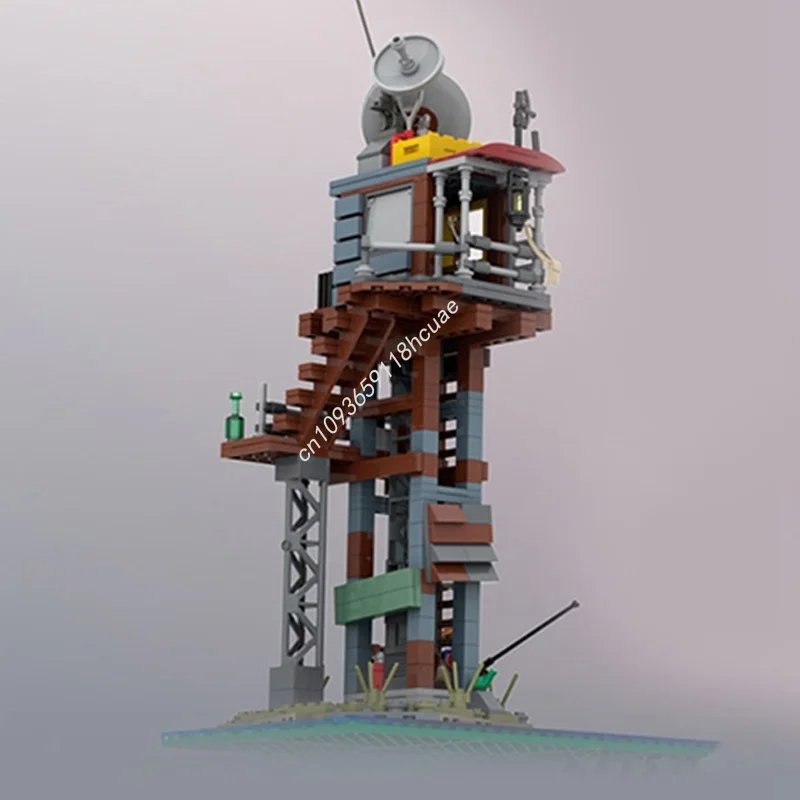 697 قطعة MOC آخر المروع تكبل قلعة نموذج اللبنات لعبة الهندسة المعمارية لتقوم بها بنفسك هدايا عيد الميلاد الإبداعية الطوب عيد ميلاد #3