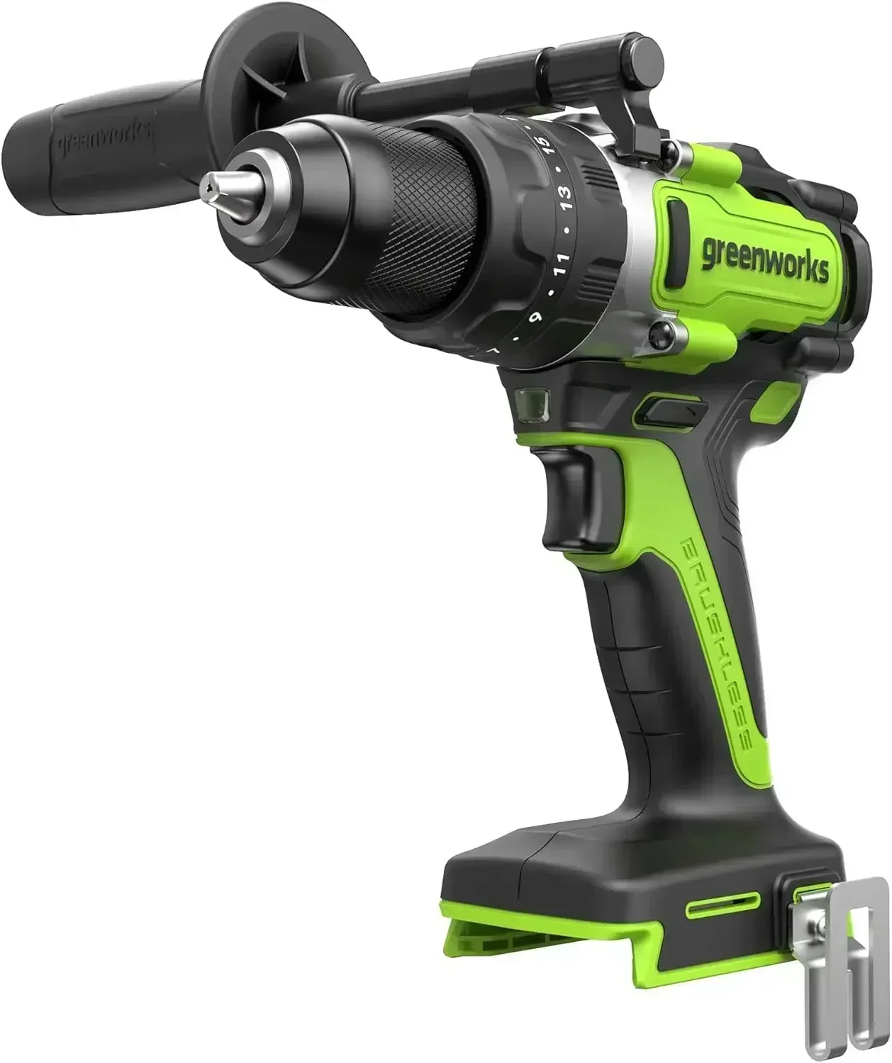 

24V Brushless 1/2" Hammer Drill (Metal Chuck /1240 in.-lbs. /23 Clutch Position/28,000 BPM/LED Light), Tool Only