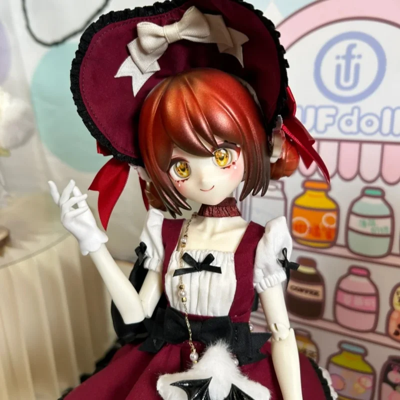 Ufdoll-caja ciega Plus para niños, figura periférica de animé móvil, muñeca de vestir coleccionable, regalos Bjd, 1/5