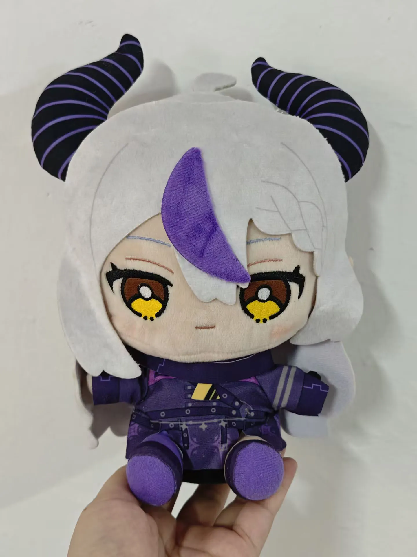 귀여운 일본 애니메이션 Hololive 친구 U Laplus La + Darknesss 플러시 봉제 인형 장난감 23cm 어린이 선물