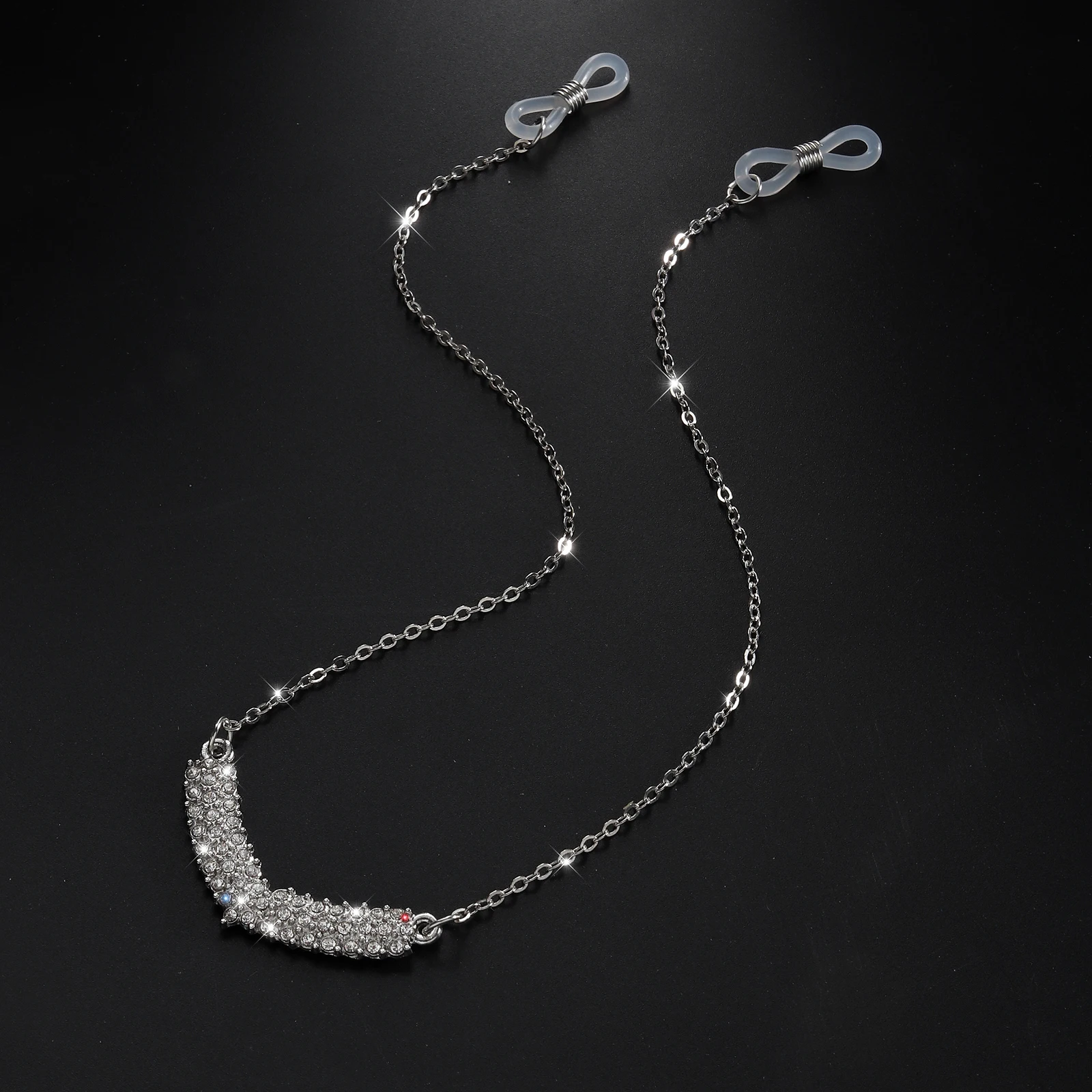 1 سلسلة صدر أنيقة ومثيرة من سبيكة جناح الملاك، مناسبة للارتداء في الملاهي الليلية وحفلات إجازات الشاطئ وكسلسلة للجسم #2