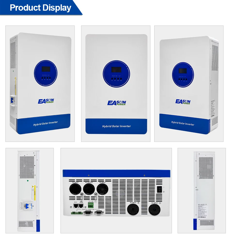 EASUN POWER 12KVA 11KW Hybrid-Solarwechselrichter 48V 150A MPPT Solarladegerät PV 500VDC Reiner Sinus Off-Grid-Wechselrichter mit WLAN Parallel EU-LAGER – Detail 10