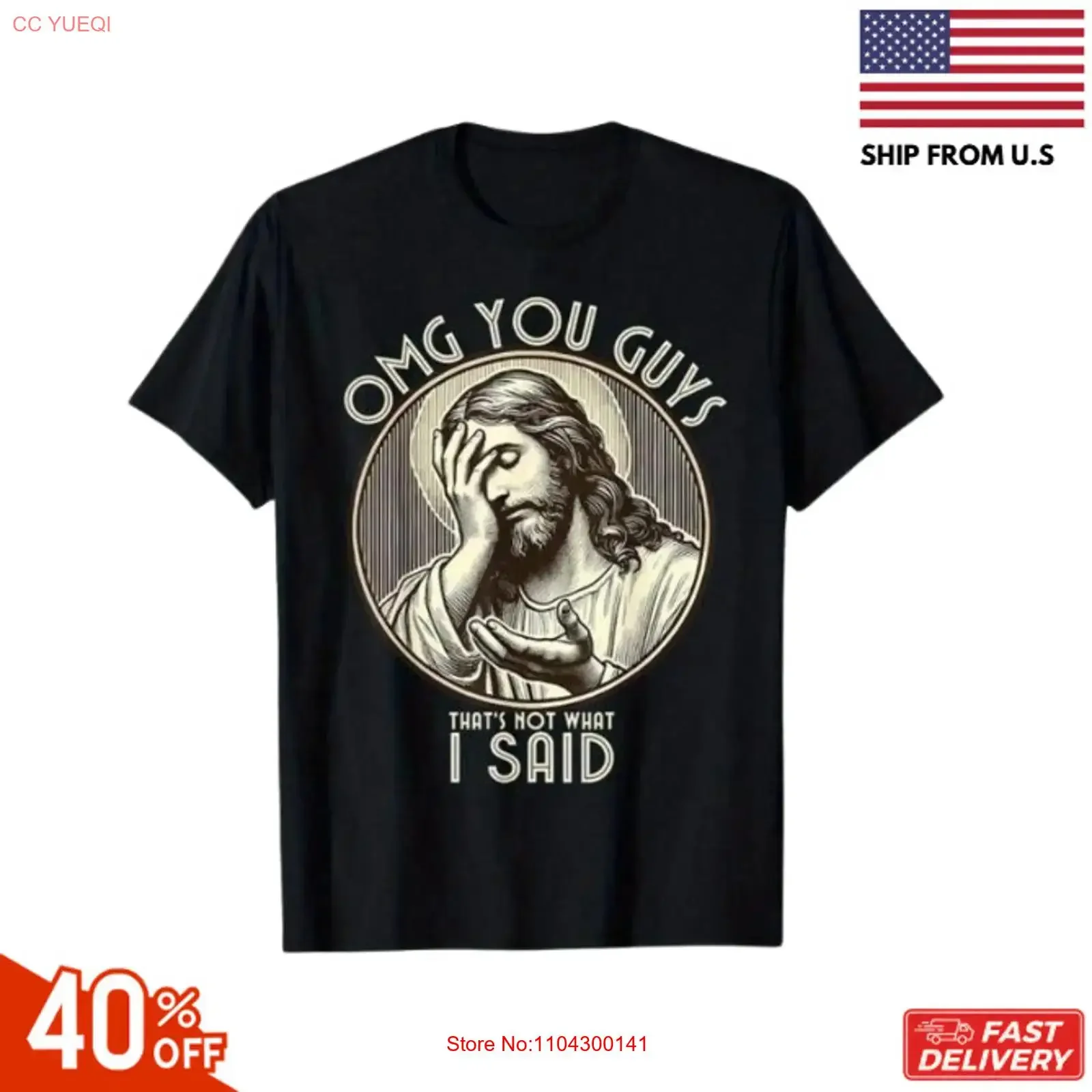 Summer T Shirt OMG You Guys I Never Said ThaT Funny reprint sale vintage Washed Slightly Stylish homme Comfortable
