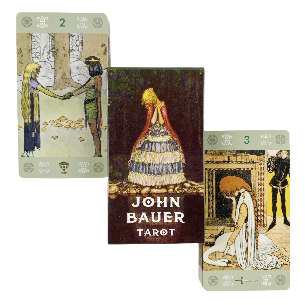 John Bauer Tarot Cards A 78 Oracle English Visions Divination Edition Borad Playing Games