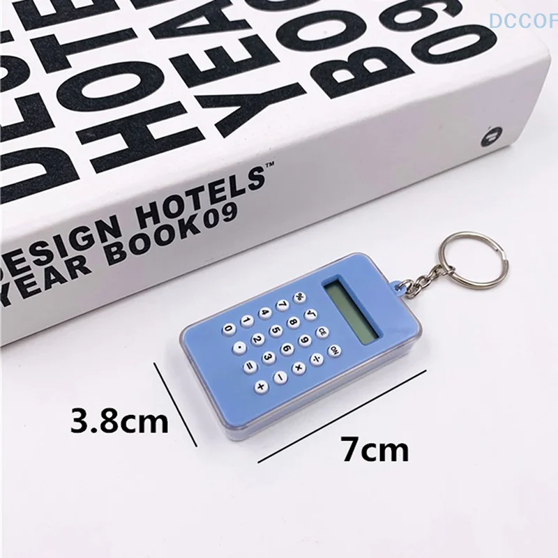 Portable Digital Calculator Mini Maze Calculator Creative Keychain Office Supplies For Children