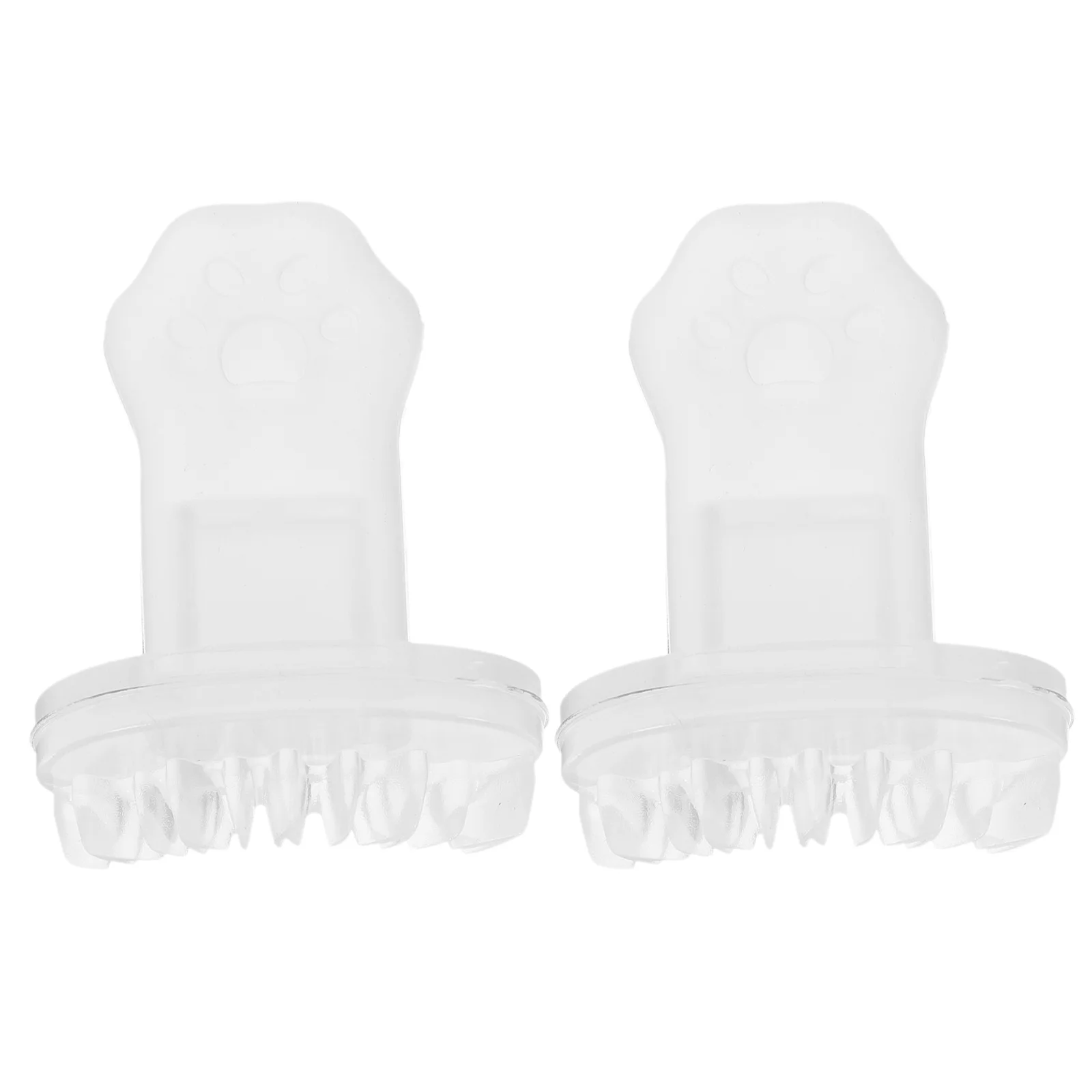 

1 Pair Silicone Lower Eyelashes Stamp For Women Soft Makeup Tool Left Right Lash Stamp Portable Beauty Accessory