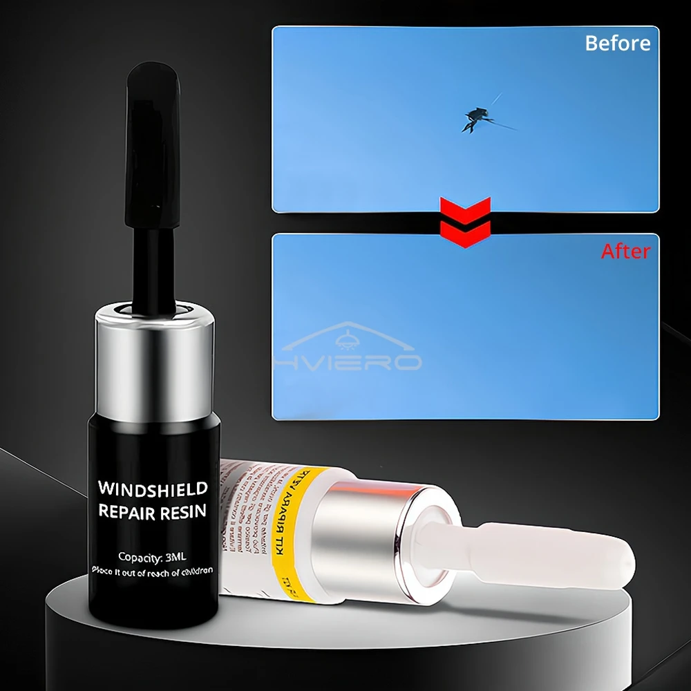 Car Windshield Cracked Repair Tools DIY Window Phone Screen Kit Curing Glue Auto Glass Scratch Crack Restores Accessories Clean