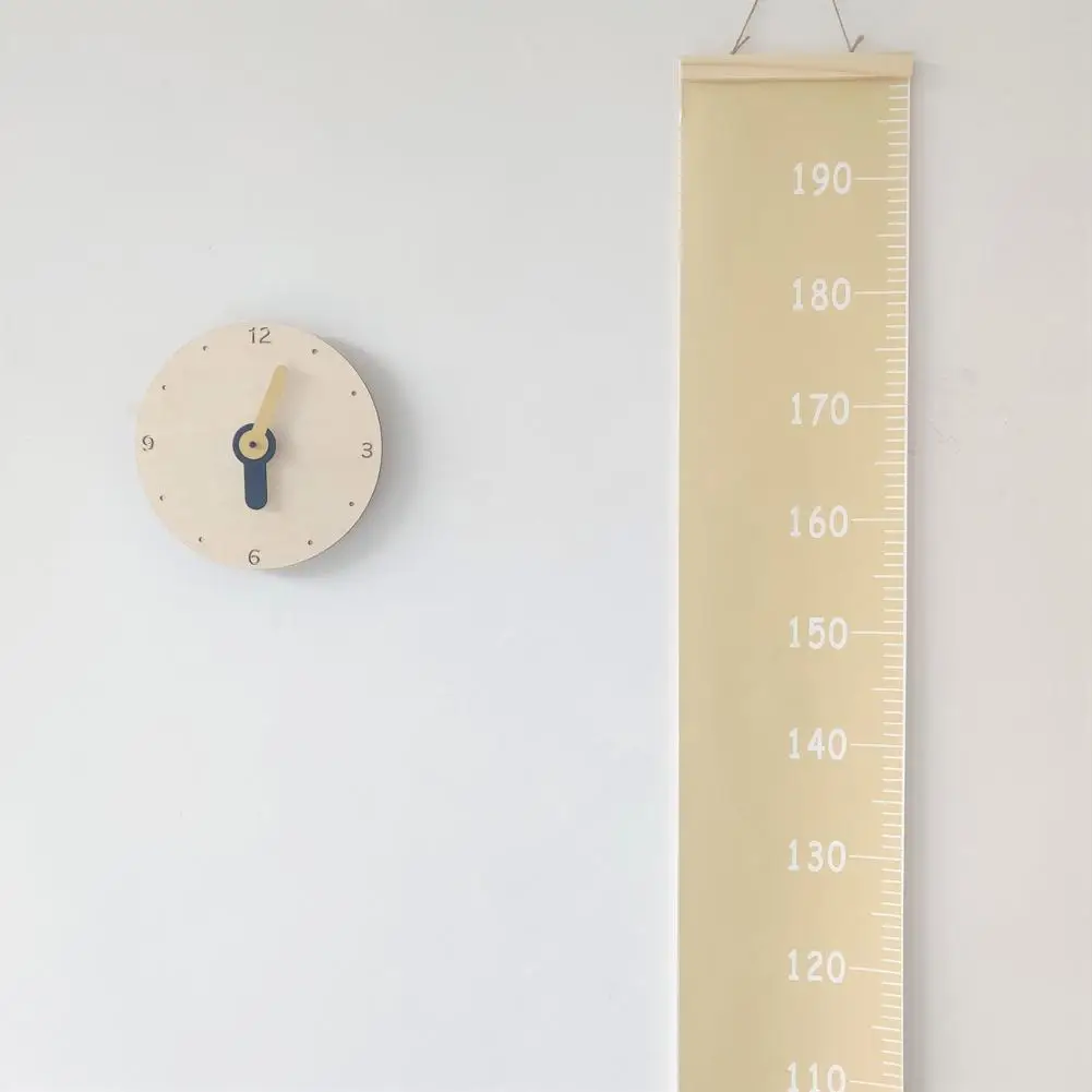 Popular Height Chart Fabric Hanging Portable Kids Height Chart  Growth Chart Easy to Install