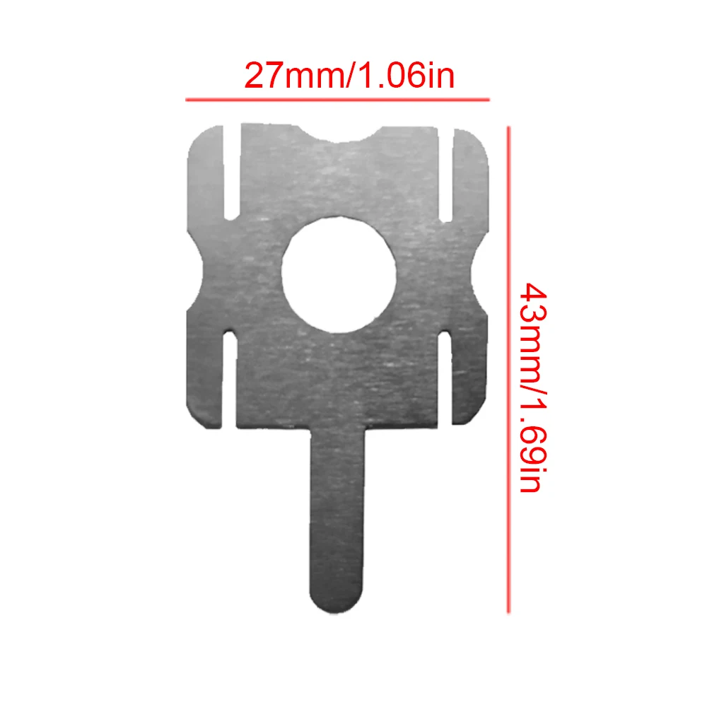 Foglio di striscia di nichel da 20 pezzi per batteria al litio 18650 nastro connettore per saldatura a punti nastro in acciaio nichelato di alta