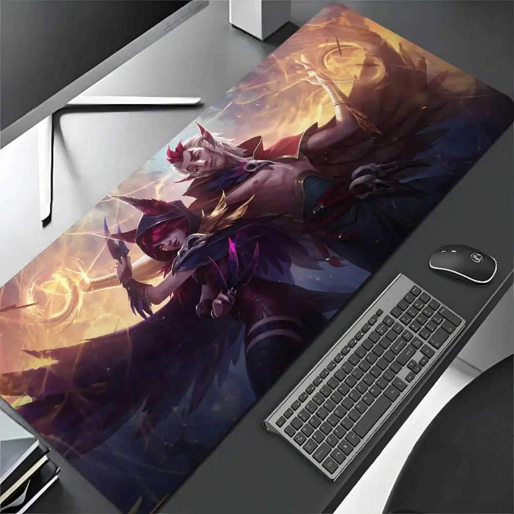 Rakan Rammus RekSai Mouse Pad Cartoon Lockedge Large Gaming Mouse Pad Computer Gamer Keyboard Mouse Mat Desk Mousepad PC Desk Pa