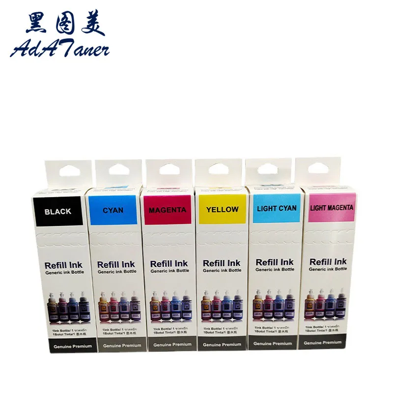 673 T673 Water Based Refill Inkjet Ink For Epson L565 L800 L805 L810 L850 L1800 L3150 Printer T6731 T6732 T6733 T6734 6735 T6736