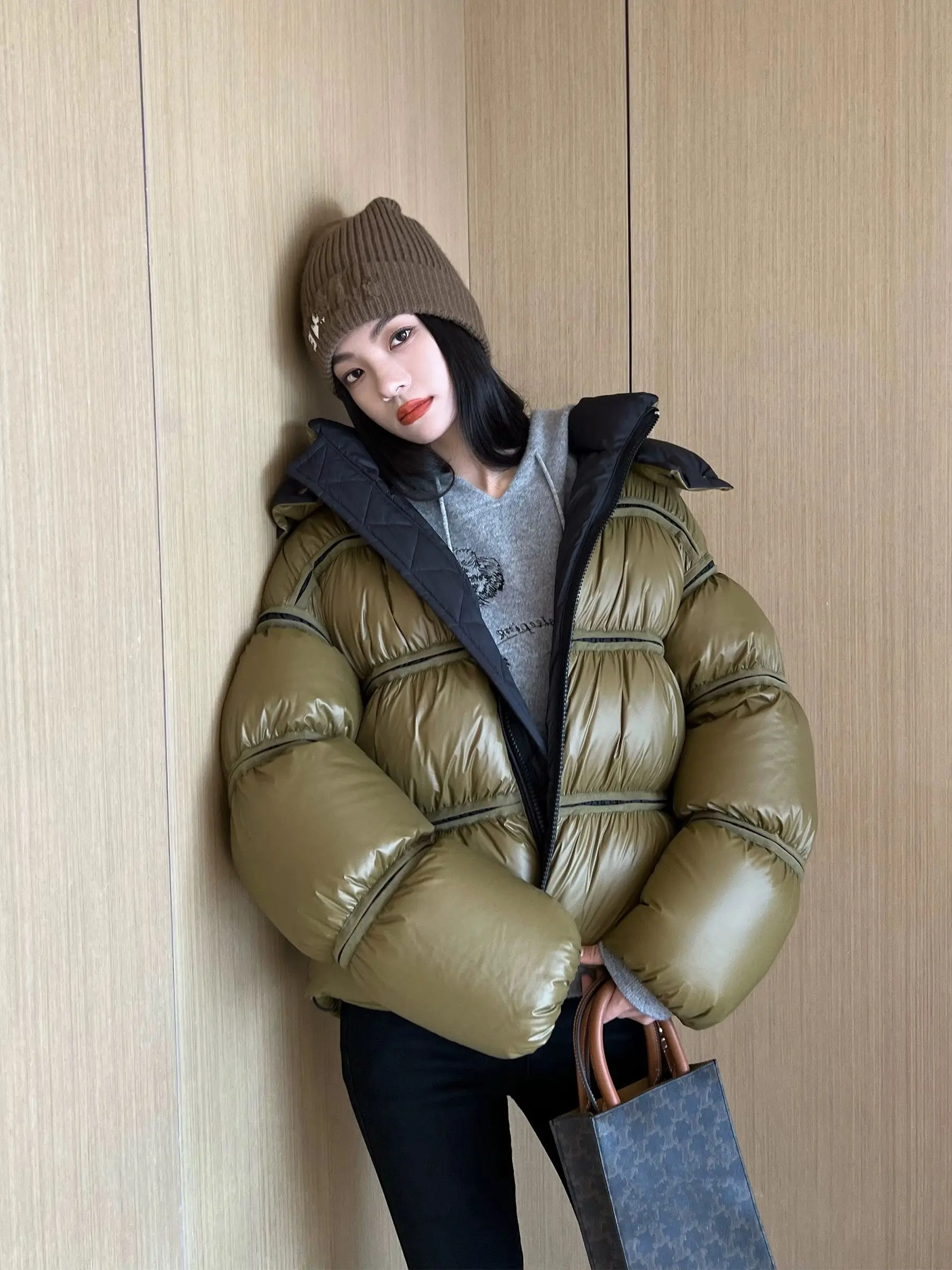 Fit -30℃ Cold Winter Coats Super Thicker 90% White Goose Down пуховая куртка Coats Female Warm Longer Hooded Down Parkas wy1672