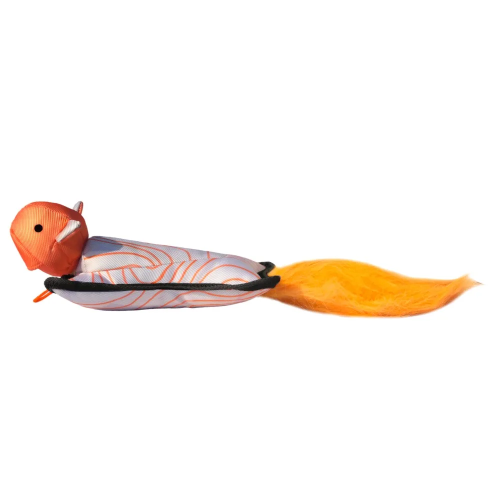 

Oxford Cloth Launching Flying Dog Toy with Rope Squeaky Stuffed Animal Dog Toy Crinkle Chase Fetch Training Interactive Pet Toy