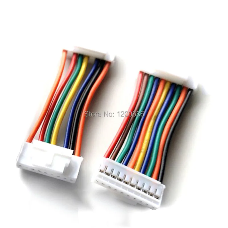 50MM 26AWG HY2.0 HY 2.0 pitch 2P/3P/4P/5P/6P/7P/8 pin harness cable 2.0MM pitch 300MM double head customization made