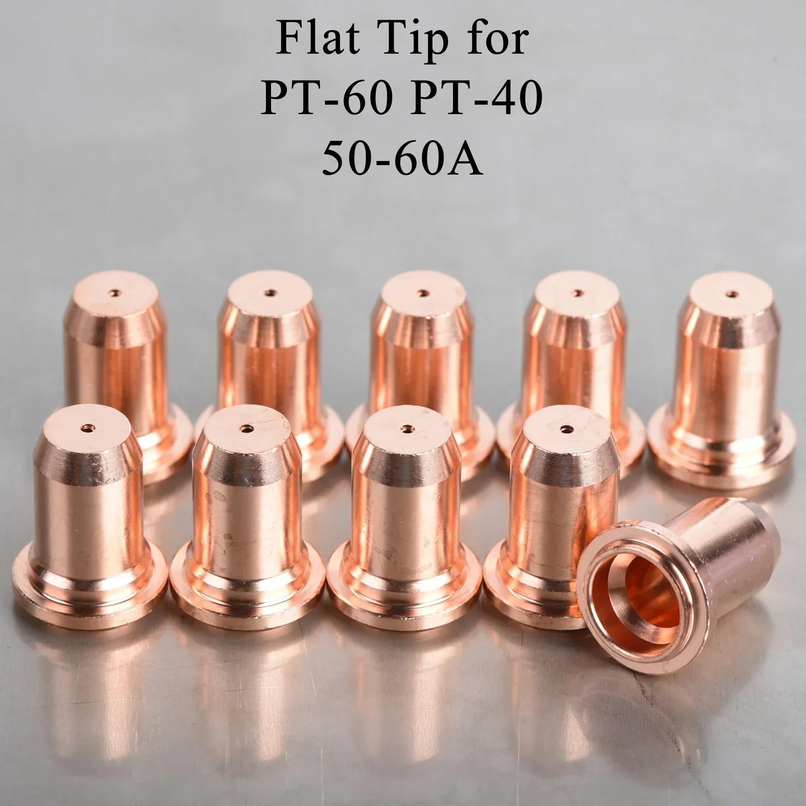 10PCS IPT-60 PT-60 IPT-40 PT40 Nozzle 51313P 1.0mm/1.1mm Fit Plasma Cutter Torch Consumables