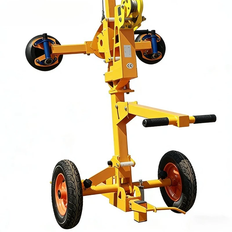 2026 Hot-selling 200kg manual glass mobile cart