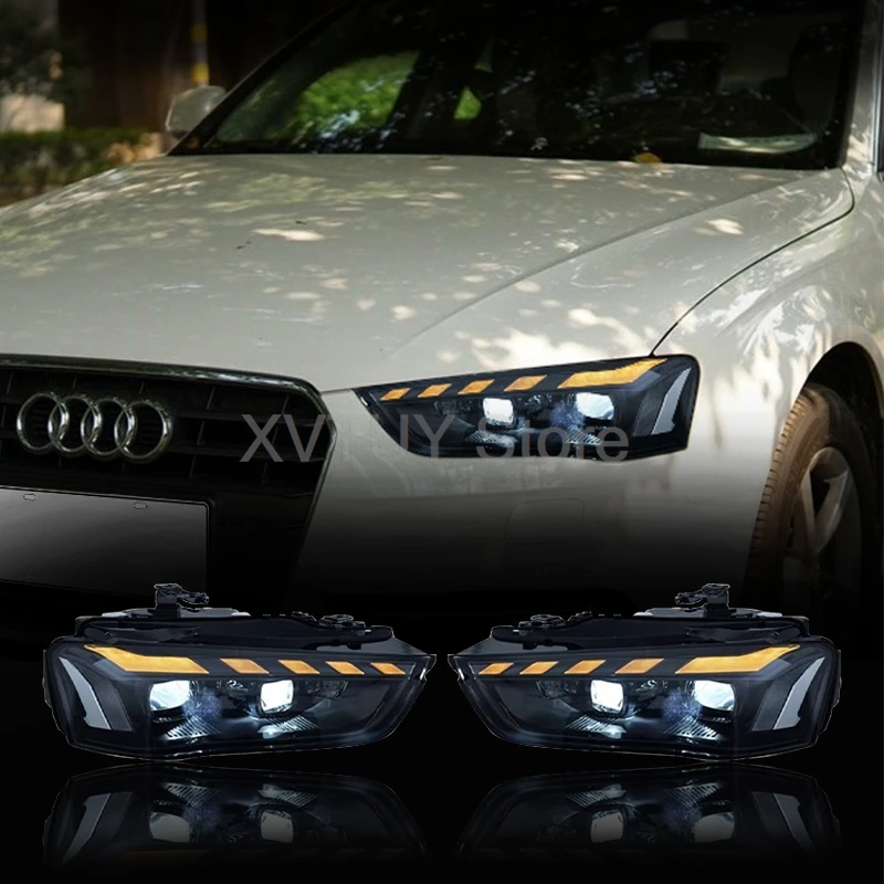 

Car Light for Audi A4 2013-2016 Headlight LED Daytime Running Light Head Lamp Car Styling Projector Lens Automotive Accessories