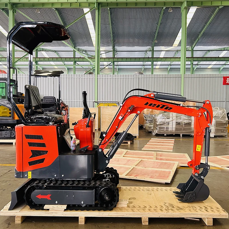 Cinese LT1010 1ton crawler piccolo escavatore CE/EPA/EURO 5 mini escavatore prezzo in vendita con benna