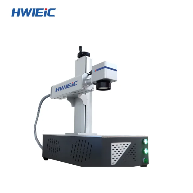 Hwleic Lazer Engraving Handheld Id Card Printer 20W 30W 50W Small Marking Hine With Fiber Laser For Metal