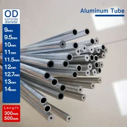 Aluminium Tube OD9-14mm length300mm 500mm Round Aluminum Alloy Pipe Straight Small outer diameter 6063 thickness0.2-6