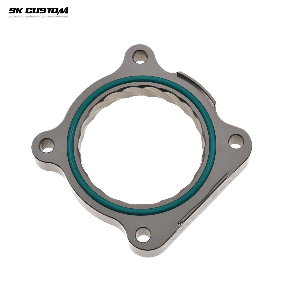 

For Toyota Prado 2.7L Land Cruiser2700 2TR Engine Throttle Body Spacer Forged Al Alloy Throttle Vortex Intake Gasket Accessories