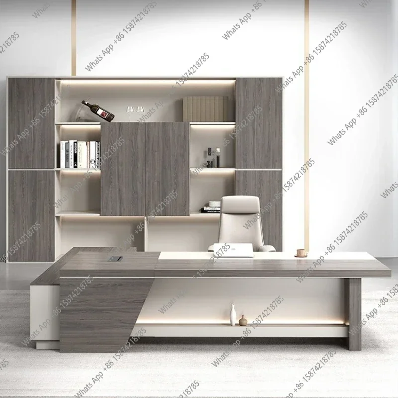 

C69 Высококачественный дизайн Boss Office Desk Storage Reading Light Роскошные китайские компьютерные столы Reading Escritorio Oficina Furnitur