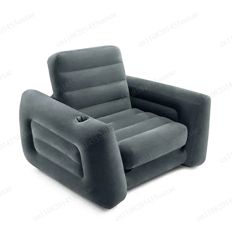 Foldable Inflatable Lazy Sofa Bed Convertible Recliner For Adult Home Salon Use