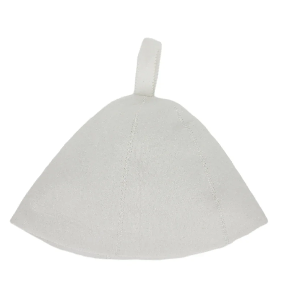 High Quality Wool Felt Sauna Hat 25x23cm Spa Sauna Bath Hair Protection Wear Resistant Heat Insulating Sauna Accessory