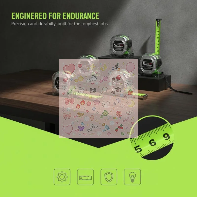 3/5/7/7.5/10 Meter Fluorescent Tape Measure Precision Thickened Scale Waterproof And Wear-Resistant Multipurpose Measuring Tool