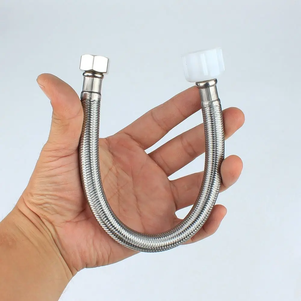 

30/40 см гофрированный водяной шланг из нержавеющей стали взрывозащищенный кран для горячей и холодной воды впускной шланг большой расход