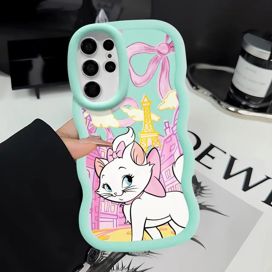 حافظة لهاتف سامسونج جالاكسي S25 Plus S22 Ultra S24 s24fe S20 FE S23 s23ultra S25 Ultra S21FE غطاء ناعم ديزني ماري كات #6