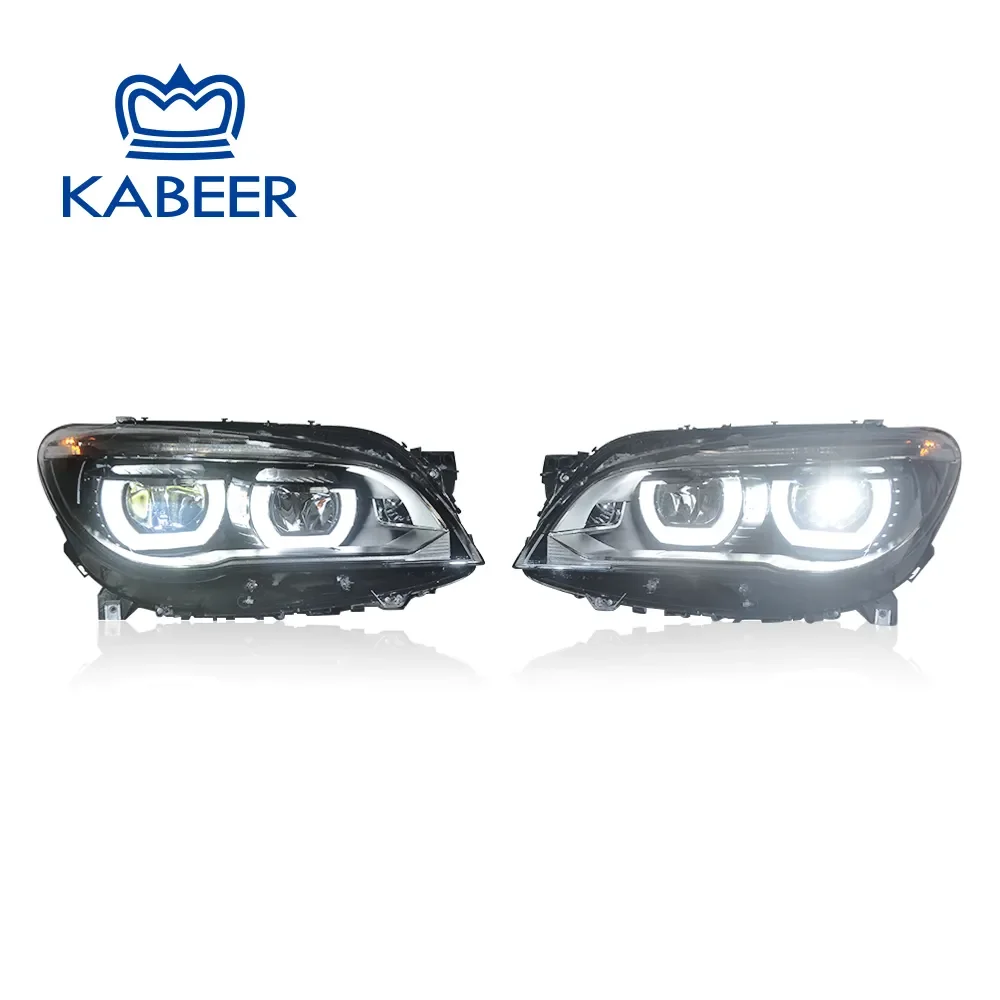 Car LED Head Light For BMW 7 Series F01 F02 Headlight 2009-2015 Full Head Lamps Projector Lens DRL Automotive Accessories