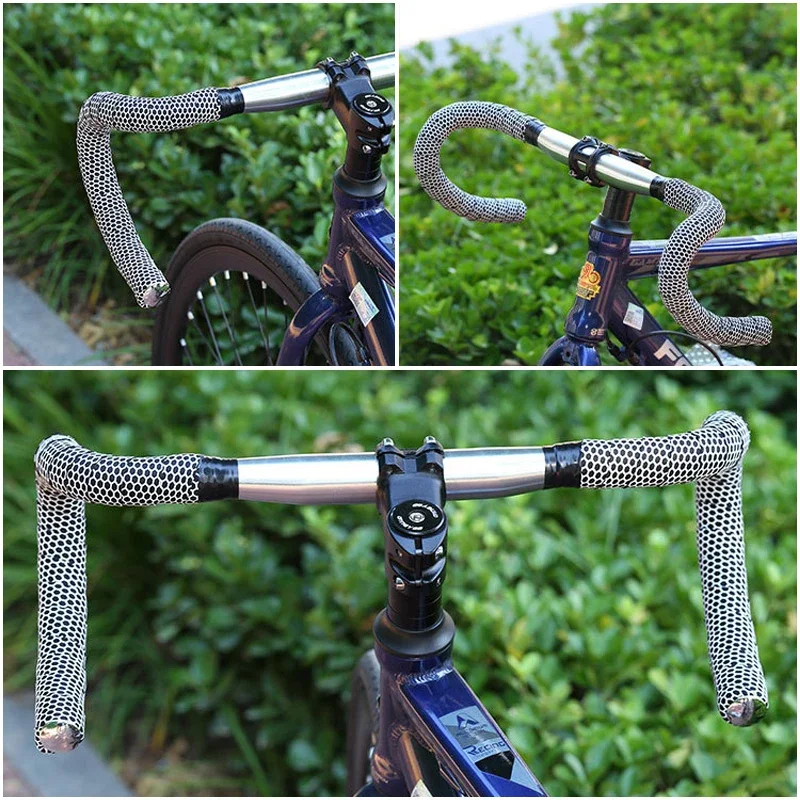 BUCKLOS-cintas de manillar para bicicleta de carretera, cubierta de manillar de bicicleta, correas suaves antideslizantes de velocidad, accesorios