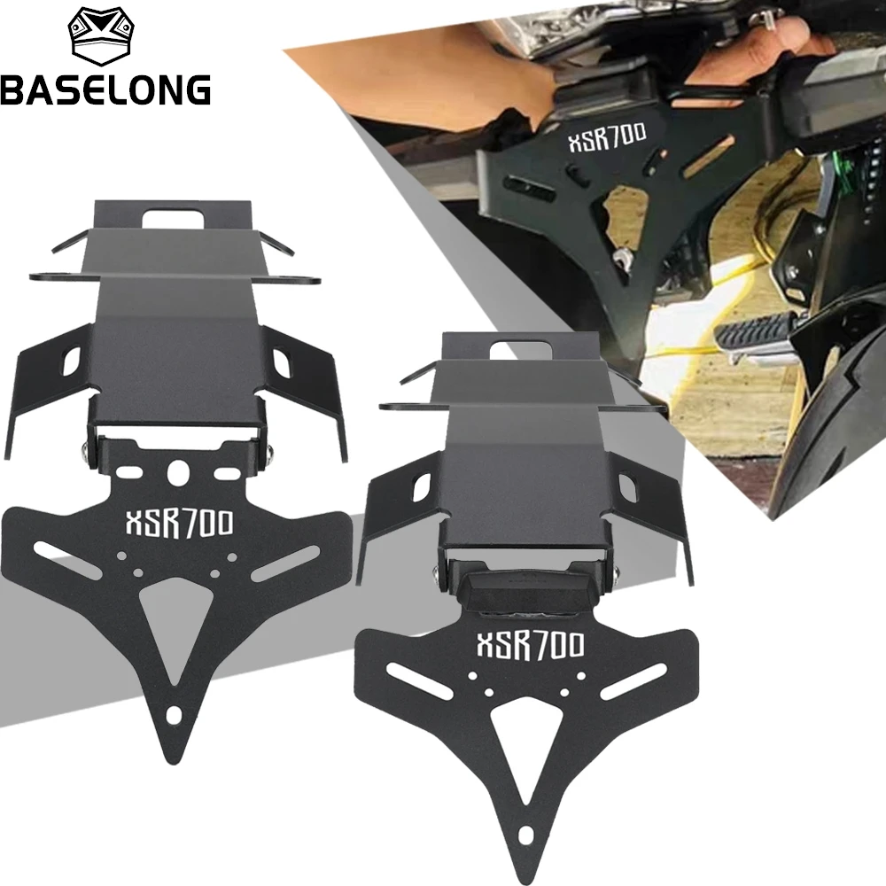 

FOR YAMAHA XSR 700 XTribute XSR700 2015-2016-2017-2018-2019-2020-2021-2022-2023-2024-2025 License Plate Holder Bracket Fender