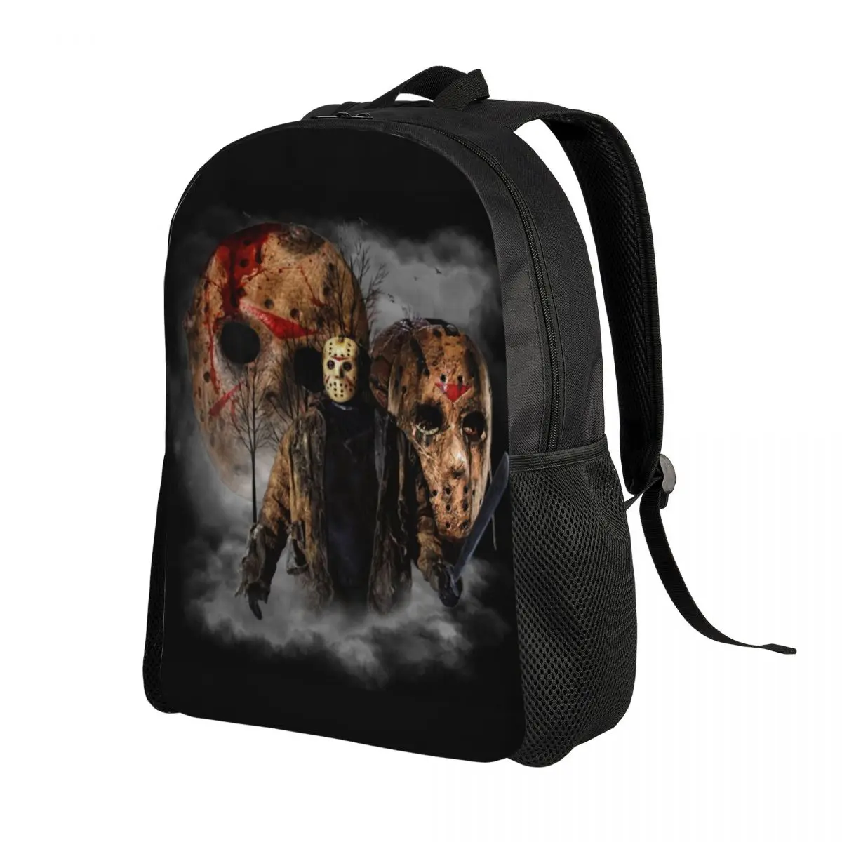 Custom Horror Movie Character Killer Backpack Halloween Film College School Travel Bags Women Men Bookbag Fits 15 Inch Laptop