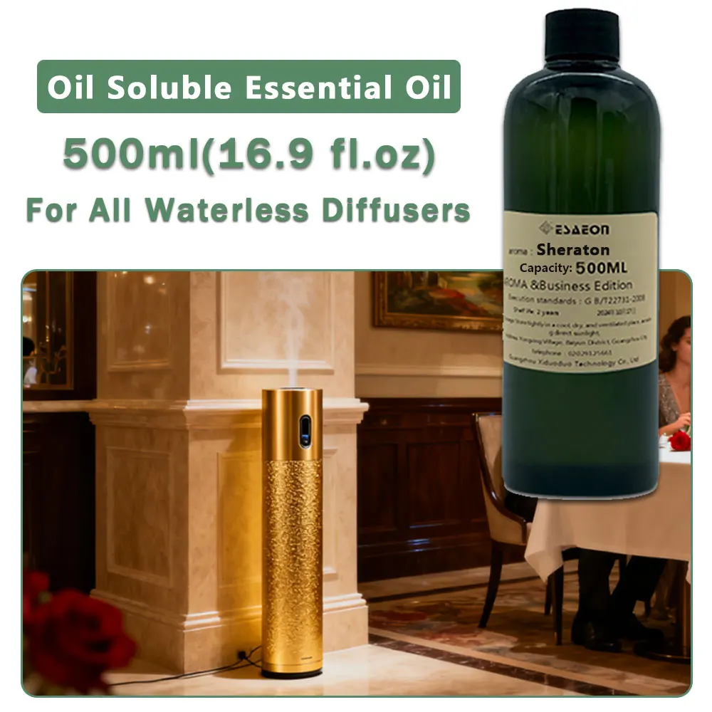 ESAEON Large Scale Supermarkets Perfume Machine Essential Oils - For All Waterless Aroma Diffuser, Sheraton - 500ML (16.9 fl.oz)
