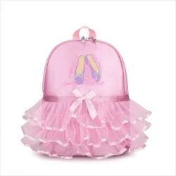 Children's schoolbag dance bag girls' dance bag ballet backpack Elegant girl dancing large capacity multifunctional backpack