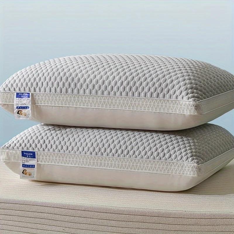 

1PC Summer Pillow with Cervical Neck Protection and Sleep Aid Pillow Core for Home Use, Non Collapse and Non Deformation