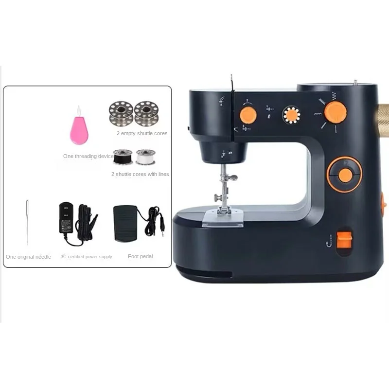 

Customizable 398 Sewing Machine Mini Home Small Seaming Machine Multi-Function Eat Thick Sewing Electric Sewing Machine