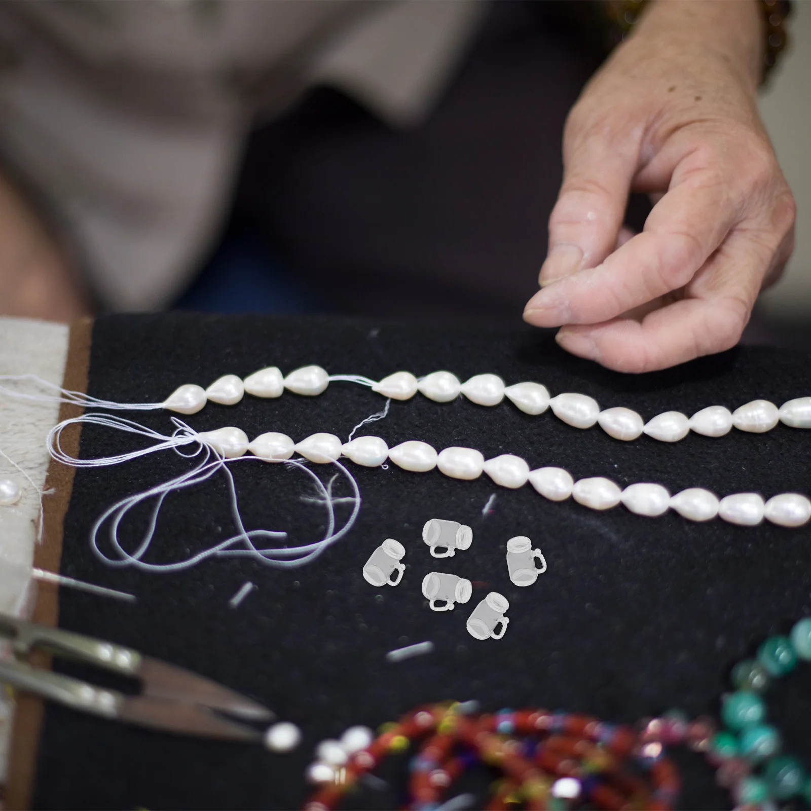 

20 комплектов миниатюрных чашек, пластиковые мини-чашки «сделай сам», брелок для ключей, серьги из смолы, декор, украшение, прочный материал премиум-класса, домашний подарок