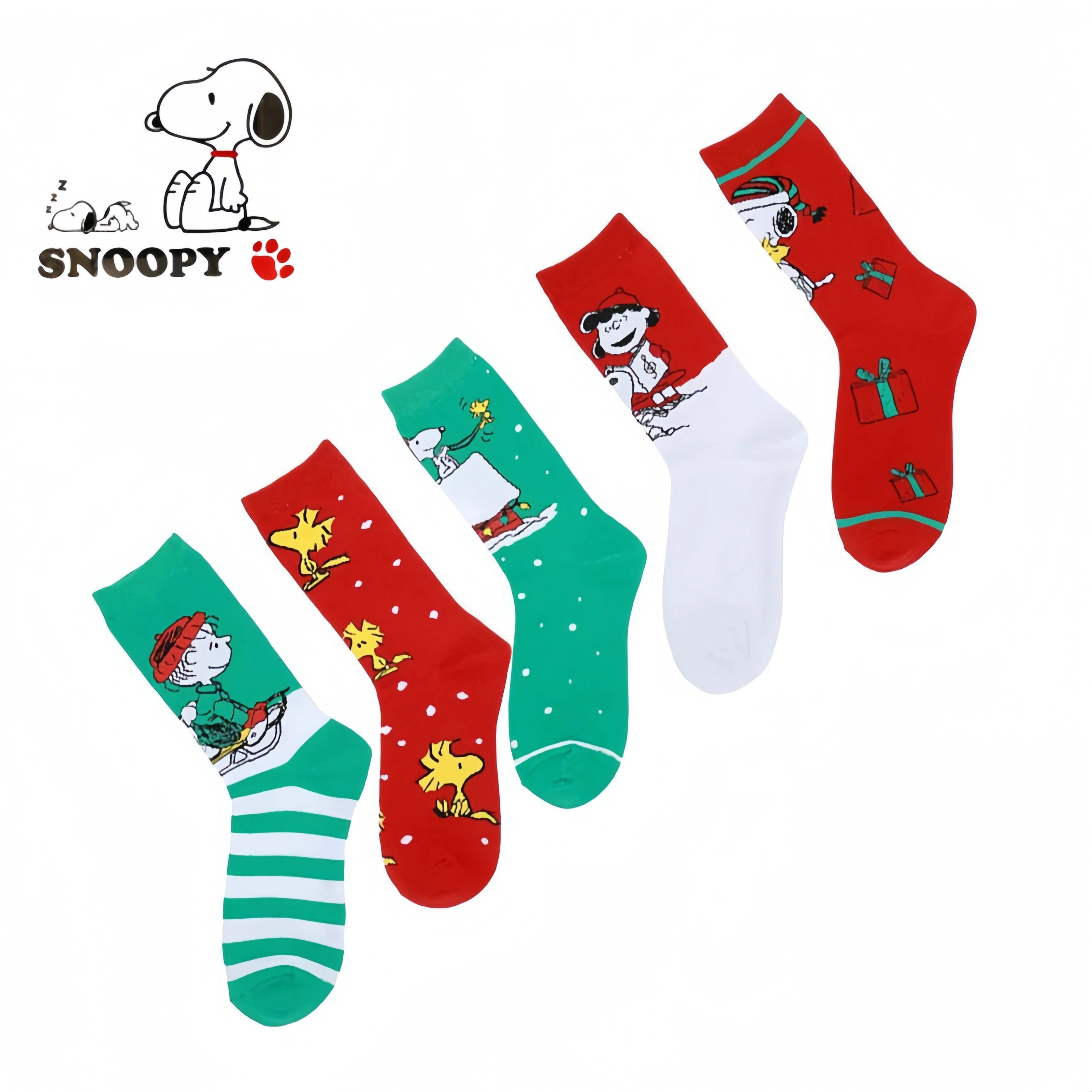 Chaussettes de Noël Anime SnoAmendements pour femmes, Chaussettes en coton à tube moyen, Chaussettes de sport aérées pour étudiants, Cadeaux Kawaii, Cadeaux, Jouet