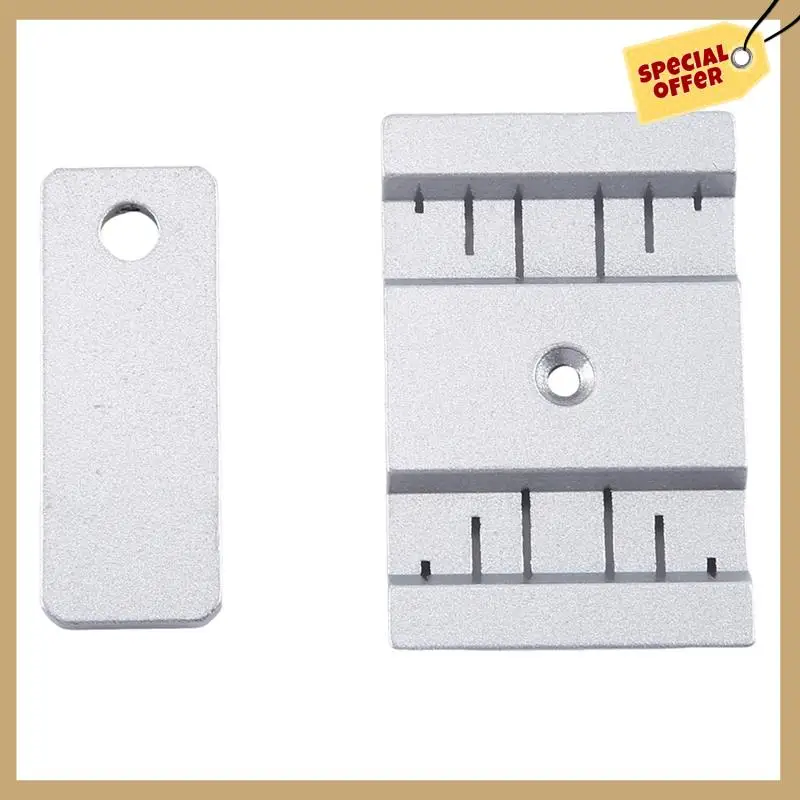 رف عرض من سبائك الألومنيوم لمحور SCX10 90046 Tamiya CC01 D90 D110 ملحق فضي