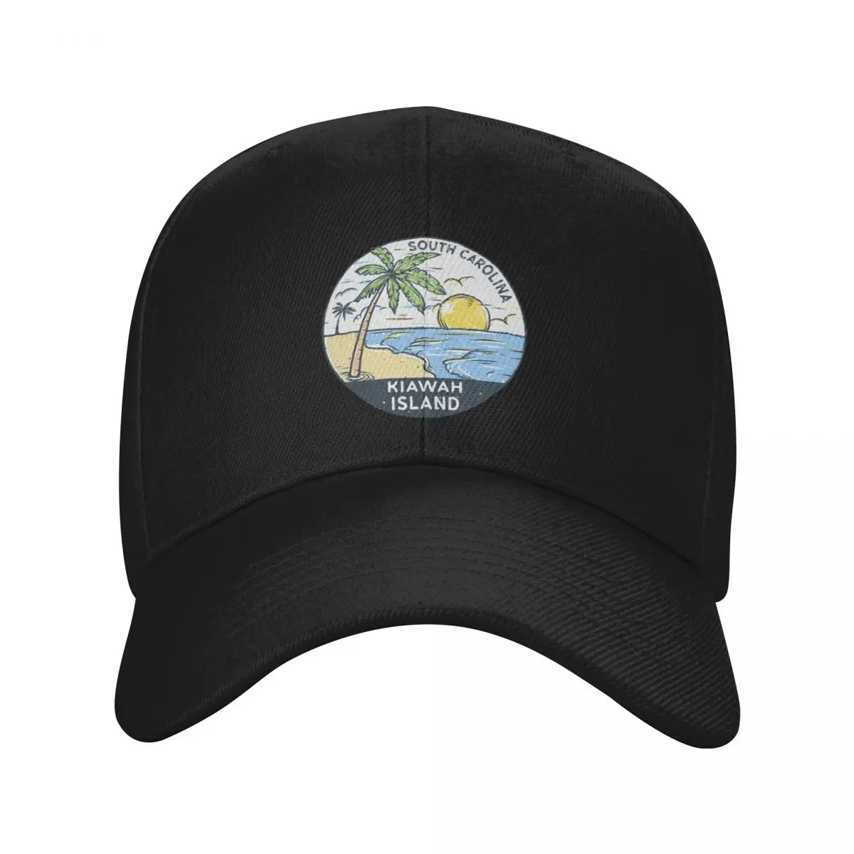 Kiawah Island South Carolina Vintage Baseball Cap Trucker Hat Cosplay For Man Women's