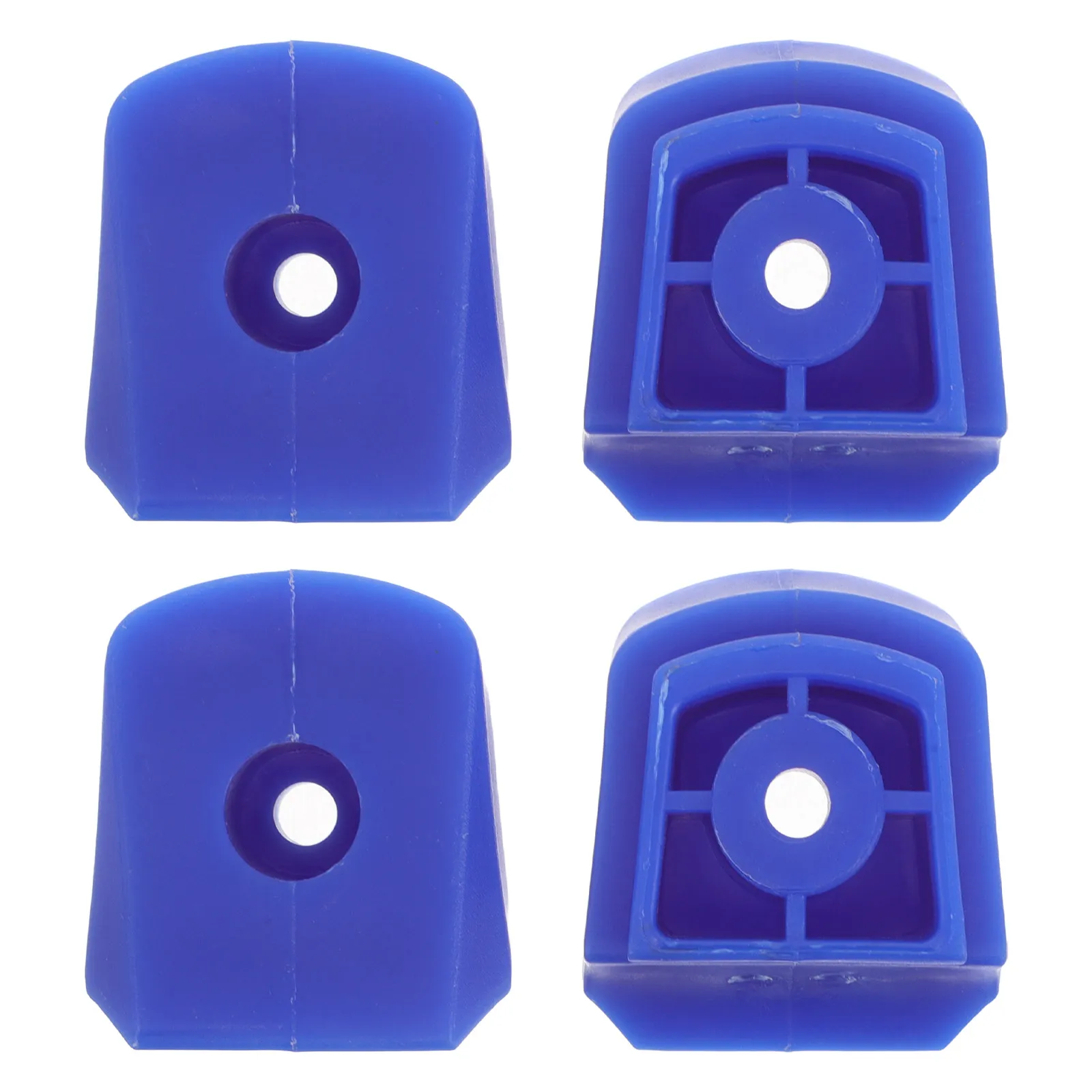 

4Pcs Skate Brake Replacement Pad Blue Rubber Inline Skate Brake Stopper Universal Fit Adult Outdoor Night Skating