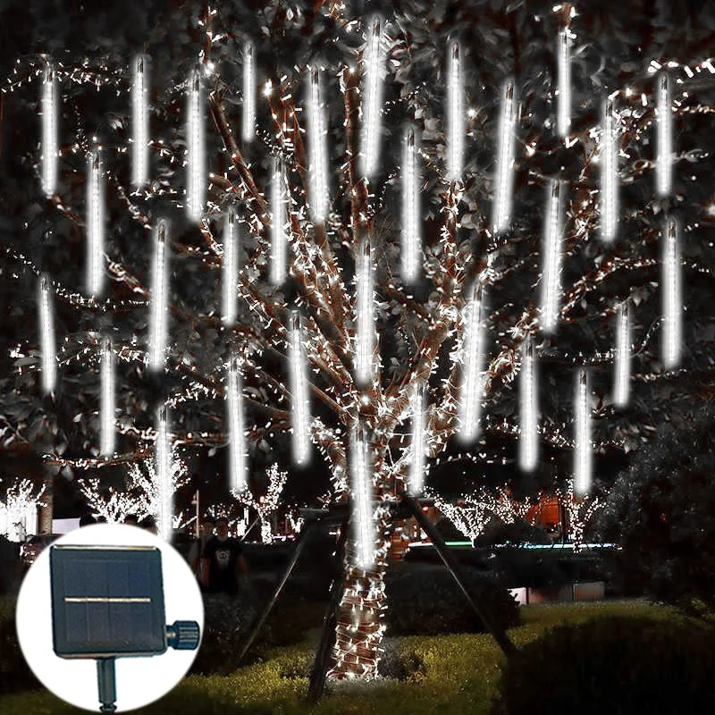 

Светодиодные фонари «Метеоритный дождь» на солнечных батареях, 8 трубок – Светильники «Падающие капли» для праздничного оформления улиц и вечеринок