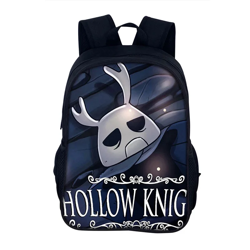 Hollow Knight Mochila School Backpack Bag 3D Printing School Bag Backpack Student Back Pack Bag for Boys Girls Best Gift