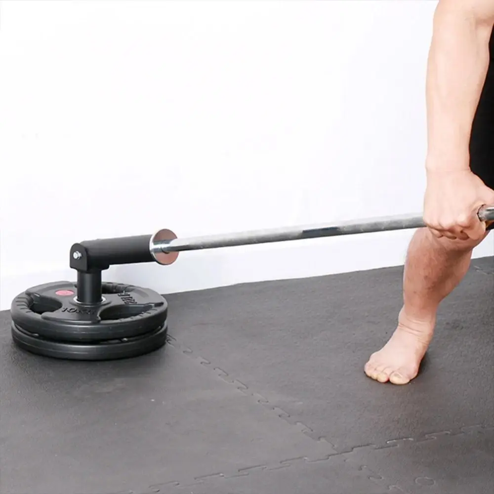 Heavy Duty Swivel Weight Plate Holders Easy To Install Sturdy T Bar Row Compact Stability Landmine Barbell Attachment Home