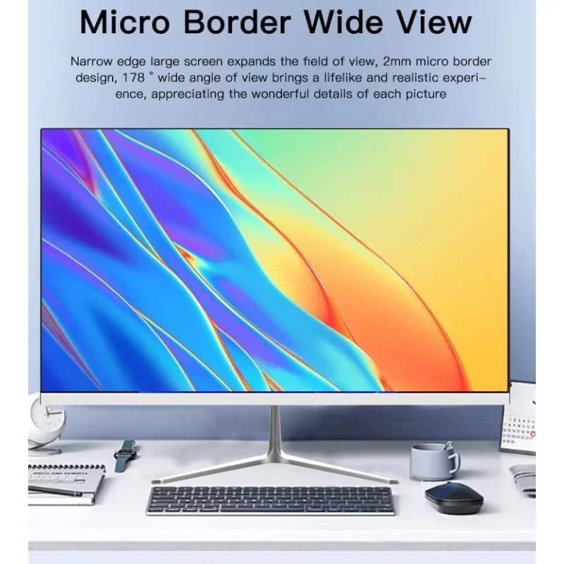 PC de mesa multifuncional de 24 polegadas, Core i5-3210M 3,1 GHz, 8 GB DDR3 RAM 256 GB SSD 1920x1080 FHD Display, Windows 10, integrado