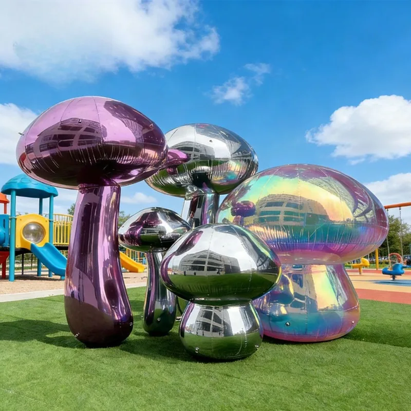 Shopping Mall Event Party Beauty Decoration Large Inflatable Mirror Ball Inflatable Mirror Mushroom