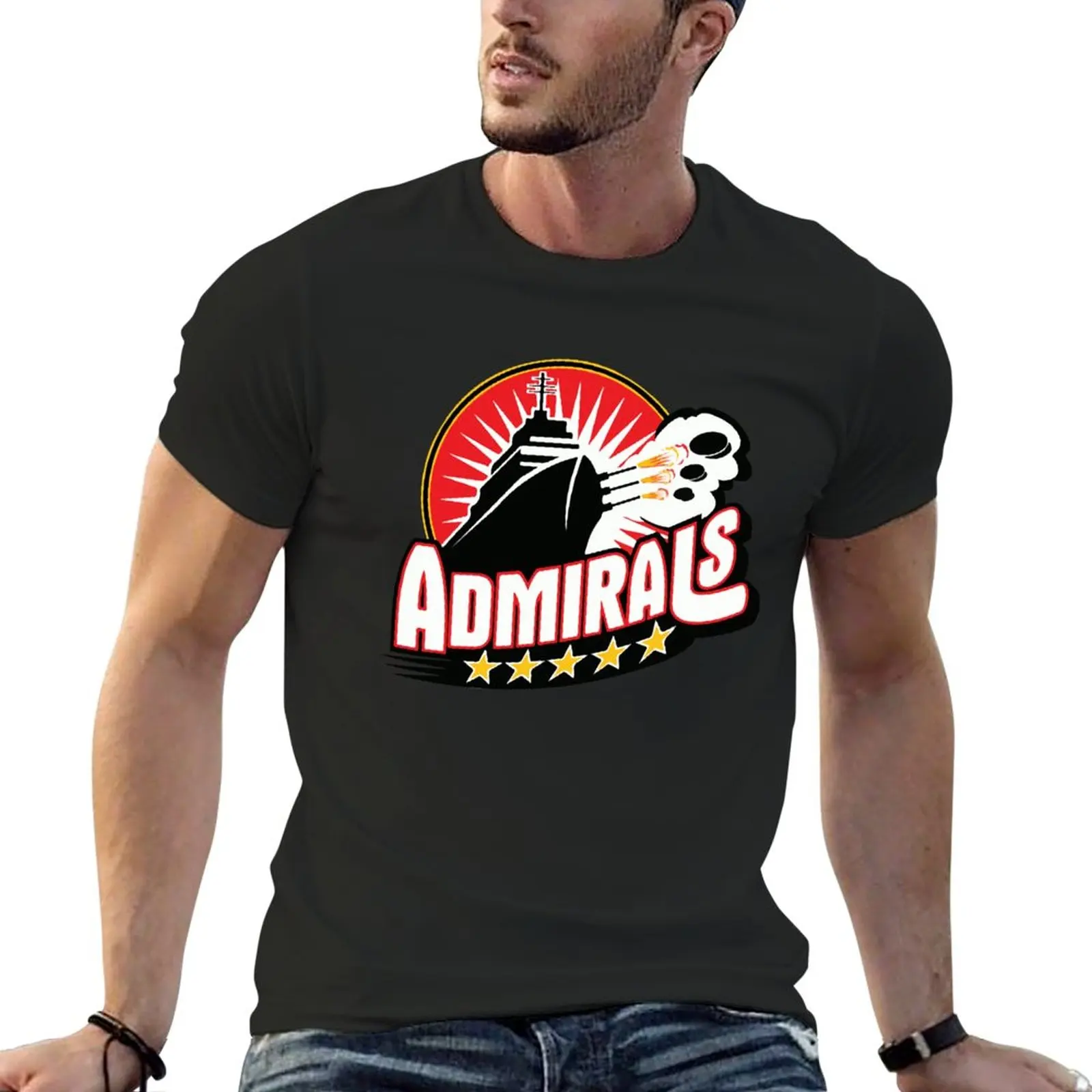 Norfolk Admirals Classic T-Shirt tees for a boy black t-shirts for men